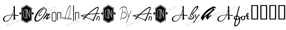 Headline One HPLHS字体转换